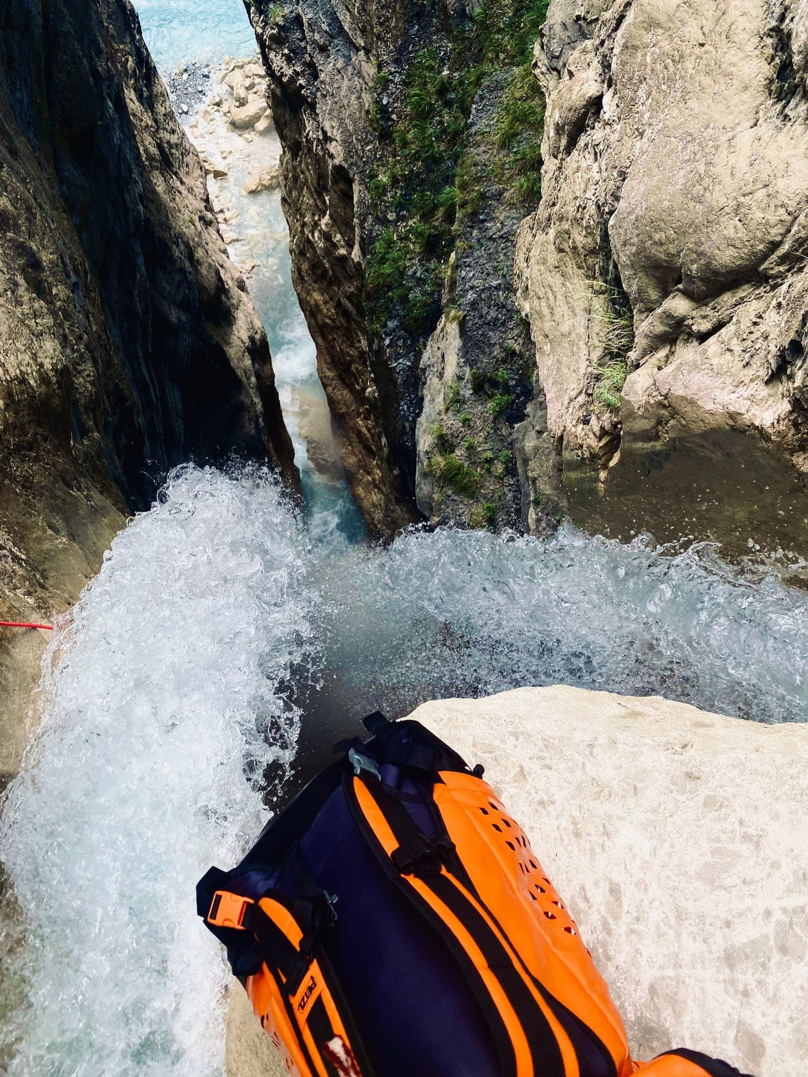 Discesa sportiva al Canyon de la Blache