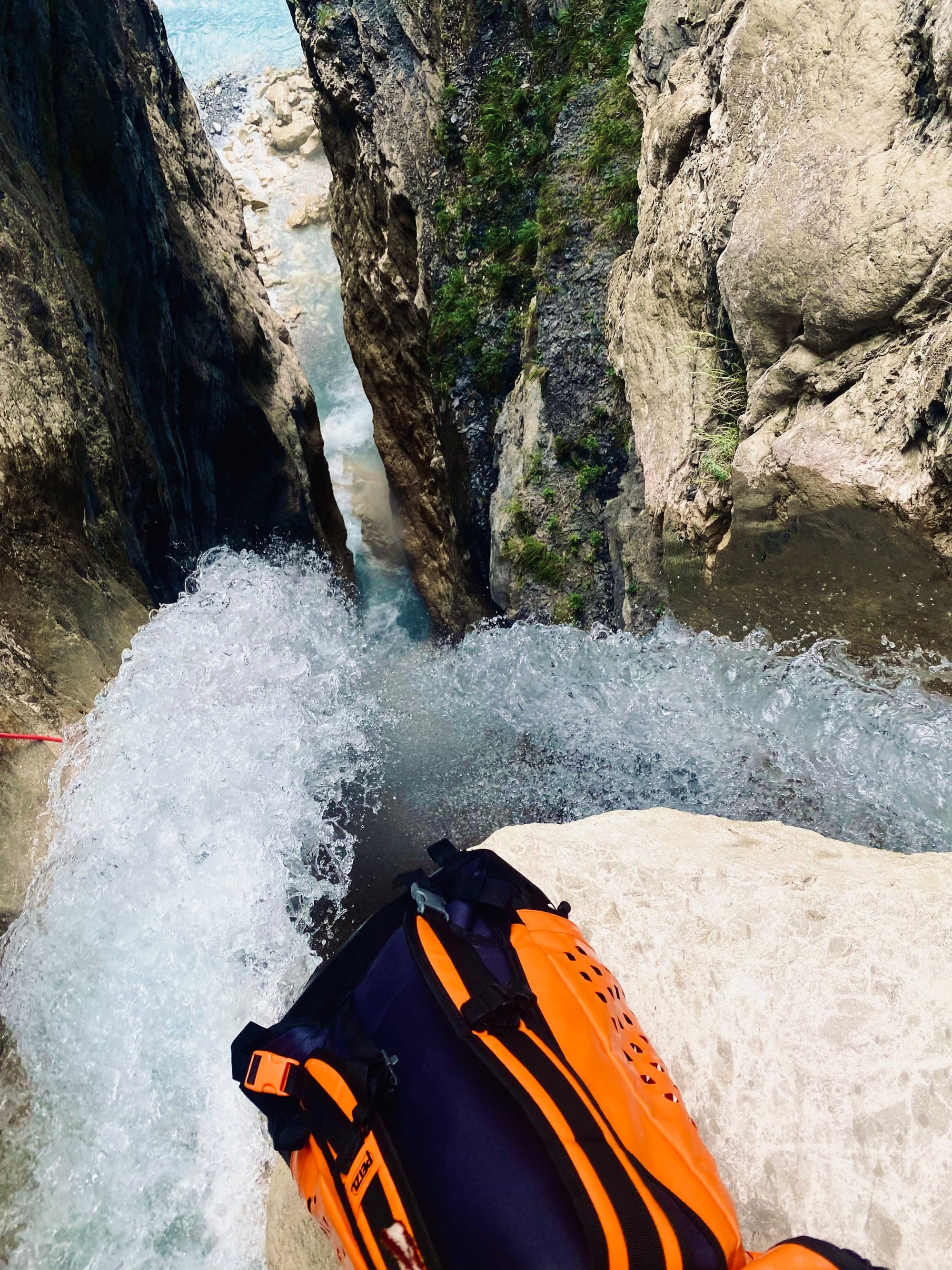 Descente sportive au Canyon de la Blache, Méolans-Revel