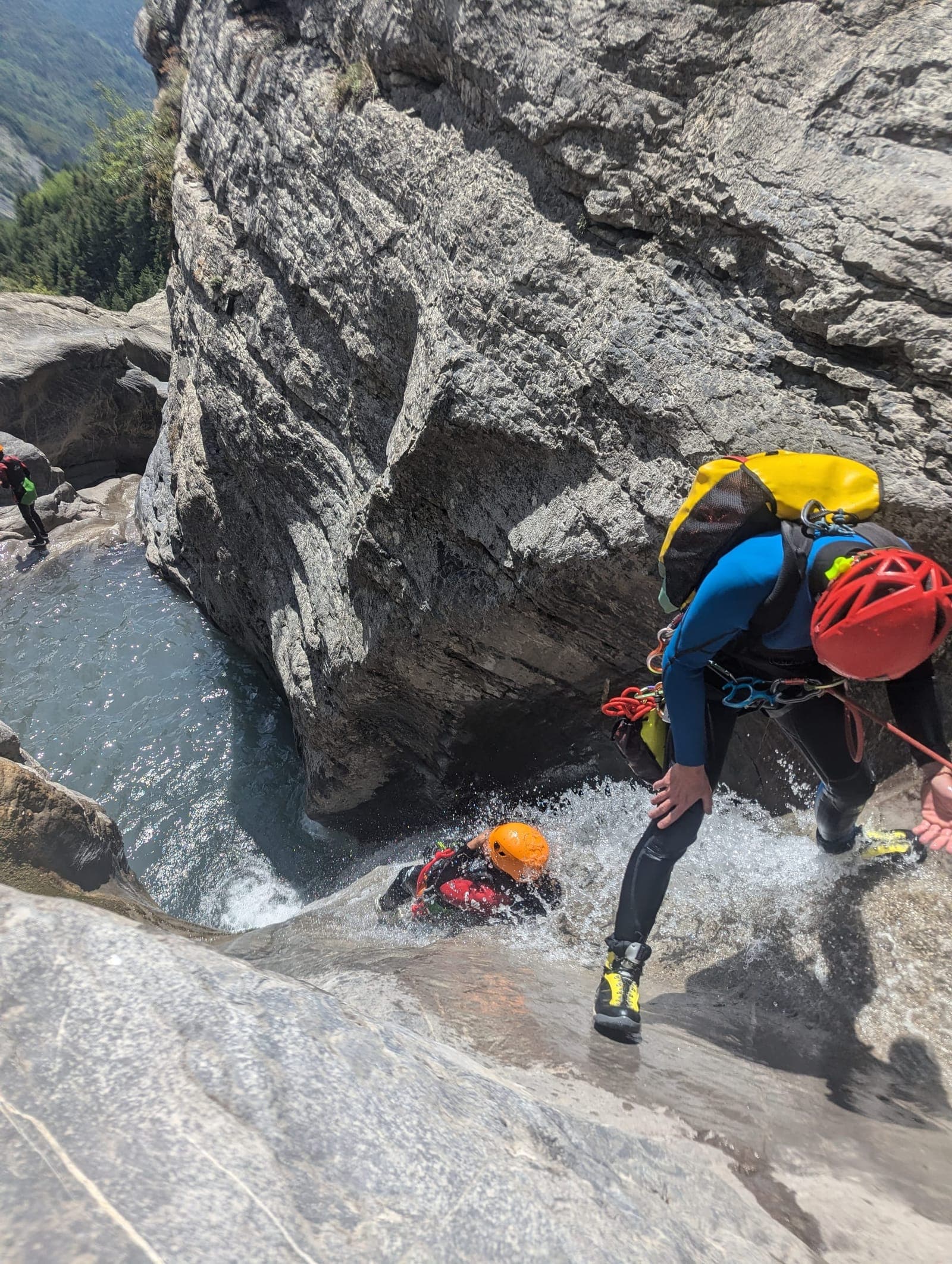 Clue de Chaudan, canyon calcareo a Entraunes