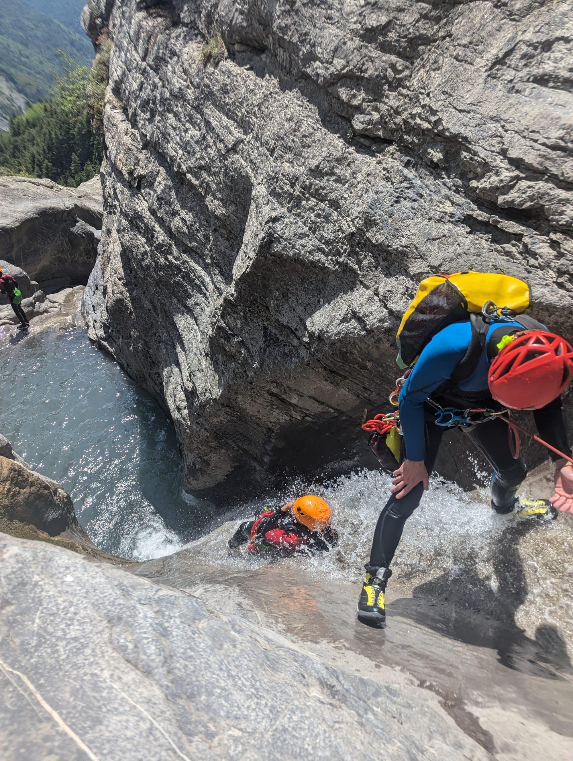 Clue de Chaudan, canyon calcareo a Entraunes