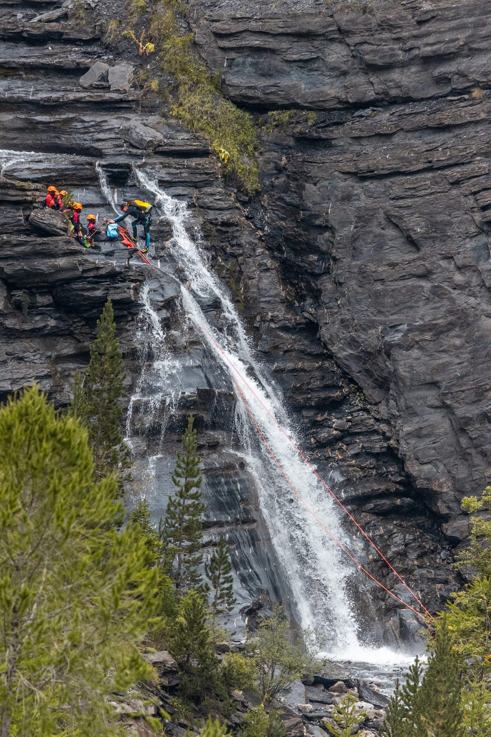Canyon descent, Ubaye valley